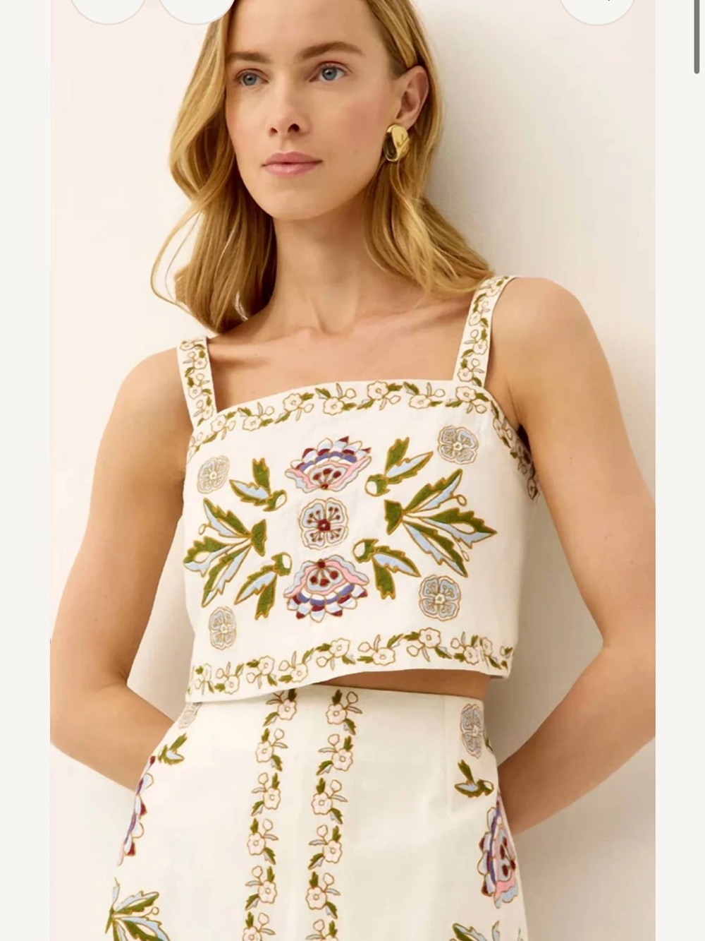 Marie Oliver Payton Top- White